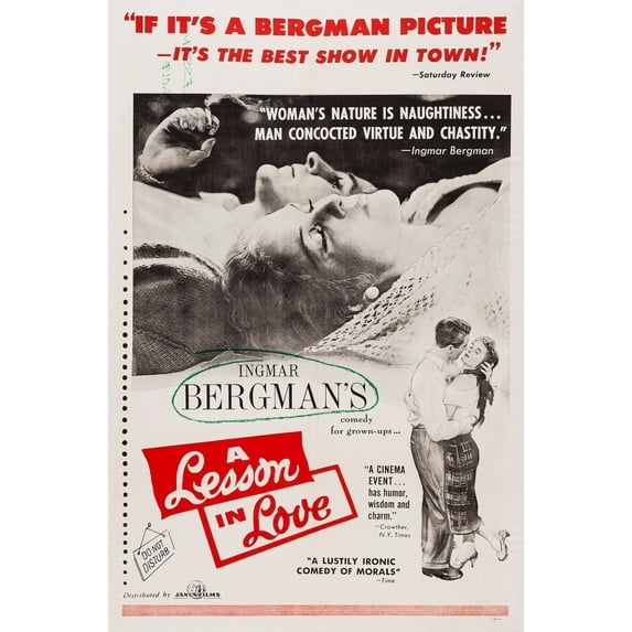 A Lesson In Love Movie Poster Masterprint