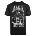 A Life Behind Bars Is Better Than A Day At Work New Men's Bikers Style ...