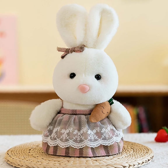 A Lifelike Rabbit Plush Stuffed Animal Soft Floppy Ear Huggable Toy For Kids Cuddly Nursery Decor Doll
