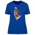 thumbnail image 1 of A Line Of Birds T-Shirt Women -Image by Shutterstock, Female Medium, 1 of 2