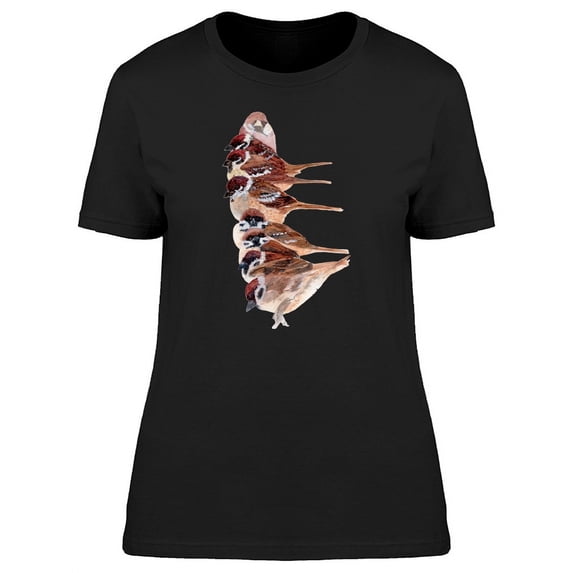 A Line Of Birds T-Shirt Women -Image by Shutterstock, Female Medium