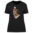 thumbnail image 1 of A Line Of Birds T-Shirt Women -Image by Shutterstock, Female XX-Large, 1 of 2