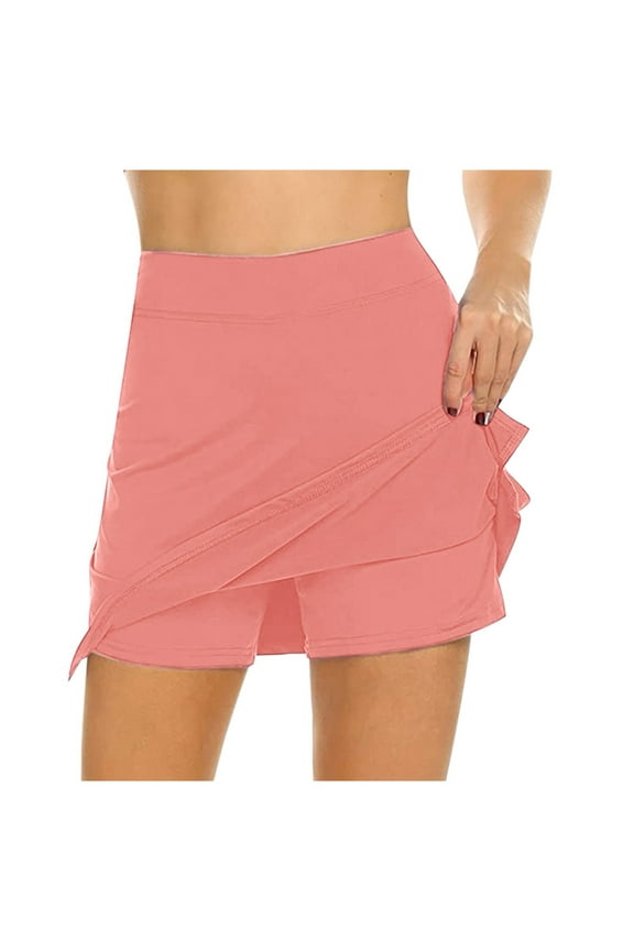 A Line Skirts Women Knee Length Active Performance Skort Lightweight Skirt For Running Tennissport