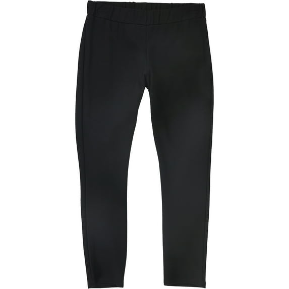 A-Line Womens Linear Weave Casual Leggings, Black, Petite, PP/PXS