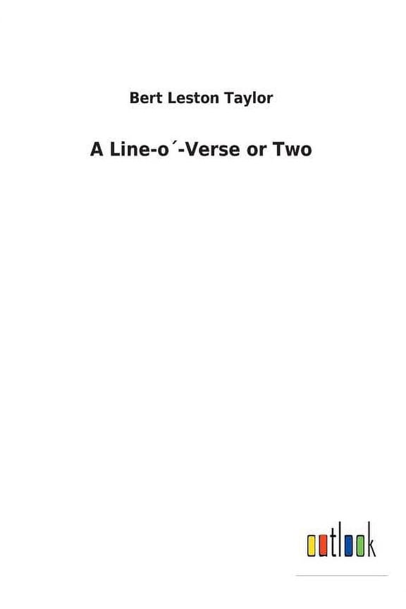 A Line-o-Verse or Two (Paperback)