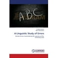 thumbnail image 1 of A Linguistic Study of Errors (Paperback), 1 of 1