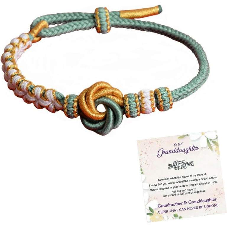 A Link That Can Never Be Undone Peach Blossom Knot Bracelet