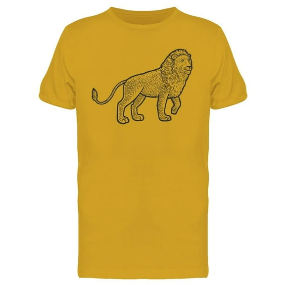 A Lion Portrait T-Shirt Men -Image by Shutterstock, Male Small