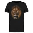 thumbnail image 1 of A Lion's Face Portrayed T-Shirt Men -Image by Shutterstock, Male x-Large, 1 of 2