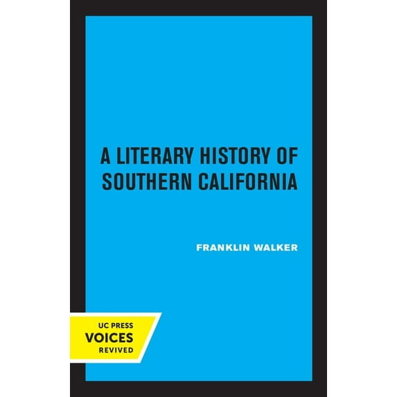 A Literary History of Southern California, (Paperback)