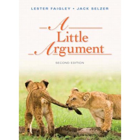Pre-Owned A Little Argument (Paperback) 0321852761 9780321852762