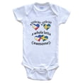 thumbnail image 1 of A Little Bit Filipino Swedish Philippines Sweden Heart Flags Baby Bodysuit, 0-3 Months White, 1 of 4