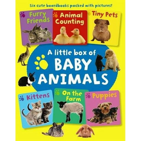 A Little Box of Baby Animals : Six Cute Boardbooks Packed With Pictures! (Mixed media product)