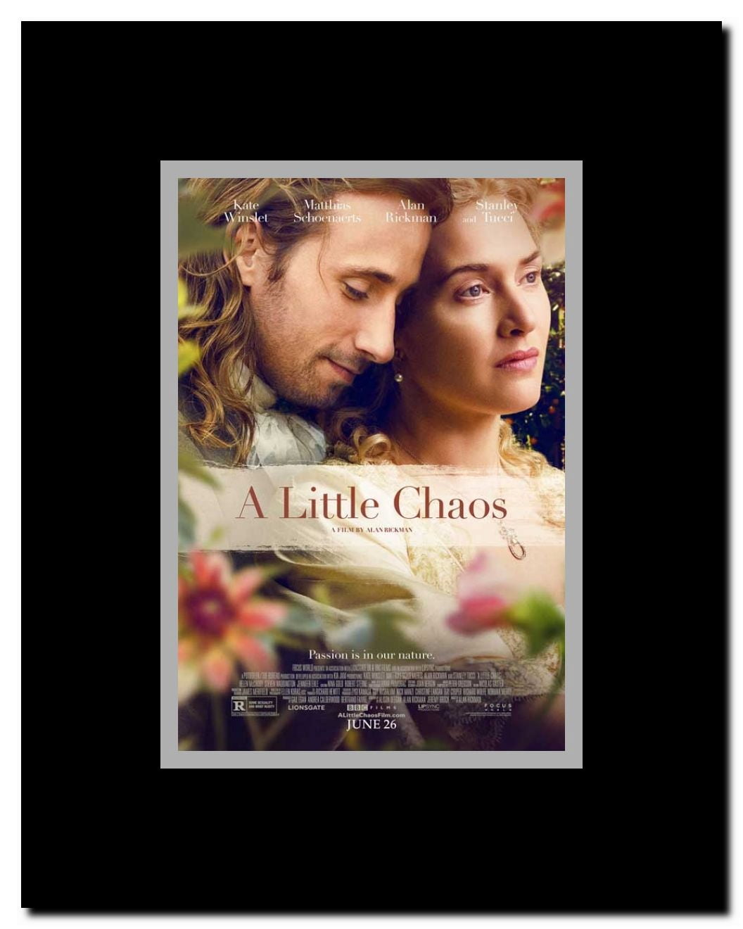 A Little Chaos Framed Movie Poster