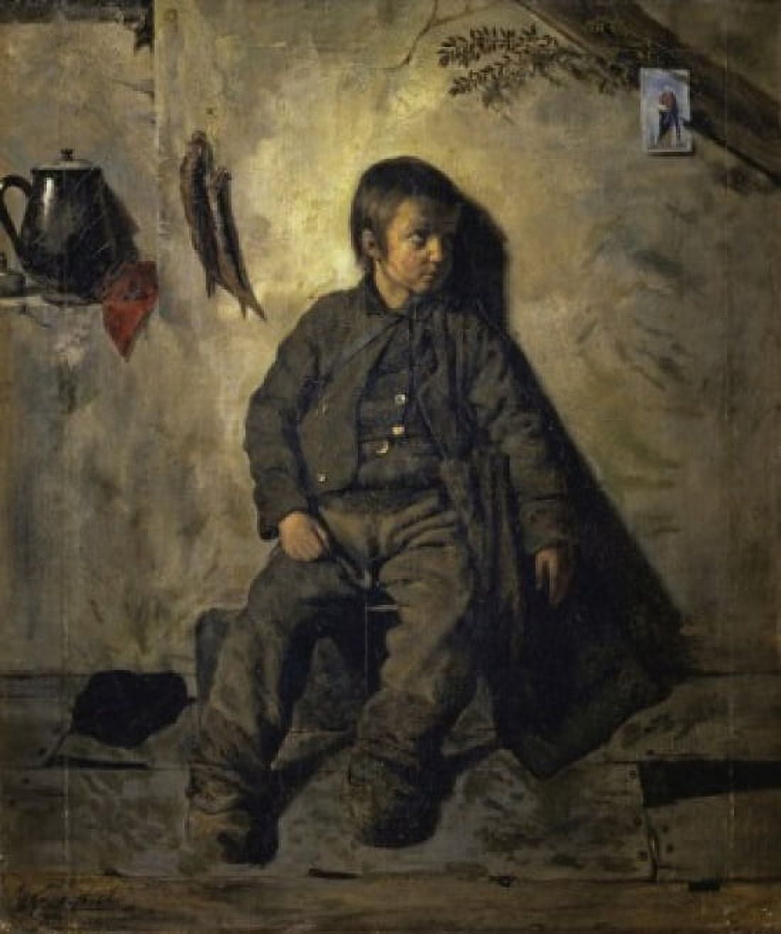 A Little Chimney Sweep 1832 Charles de Chatillon (1777-1844French) Musee des Beaux-Arts Rouen Canvas Art - Charles de Chatillon (18 x 24)