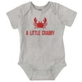 thumbnail image 1 of A Little Crabby Cranky Beach Lover Romper Boys or Girls Infant Baby Brisco Brands 6M, 1 of 6