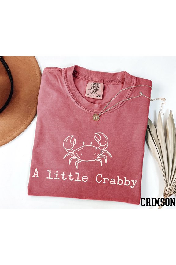 A Little Crabby Shirt Crab Shirt, Beach Shirt, Summer Shirt, Crab Lover Gift, Cute Summer Shirt, Crab Meme Shirt