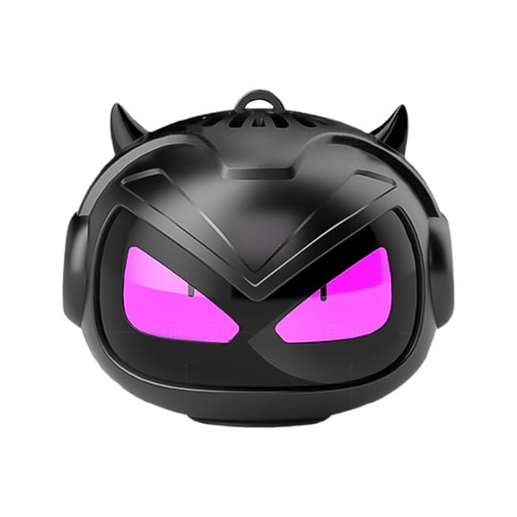 A Little Devil Themed Mini Bluetooth Speaker, Tws Pairing For Stereo Sound, Wireless Subwoofer With Deep Bass, Portable And Unique Design
