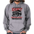 thumbnail image 1 of A Little Dirt Never Hurt Road Rumble Hoodie Hooded Sweatshirt Men Brisco Brands S, 1 of 6