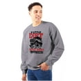 thumbnail image 1 of A Little Dirt Never Hurt Road Rumble Men's Big & Tall Crewneck Sweatshirt Brisco Brands 4X, 1 of 5