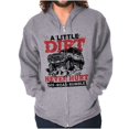 thumbnail image 1 of A Little Dirt Never Hurt Road Rumble Zip Hoodie Sweatshirt Men Brisco Brands X, 1 of 5