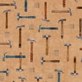 thumbnail image 1 of A Little Handy - Hammers - Dark Tan - QT Fabrics - 28198-A - 016542213631, 1 of 1