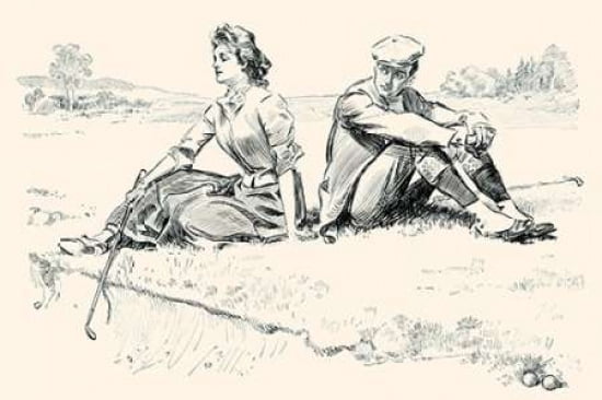 A Little Incident Canvas Art - Charles Dana Gibson (12 x 18)