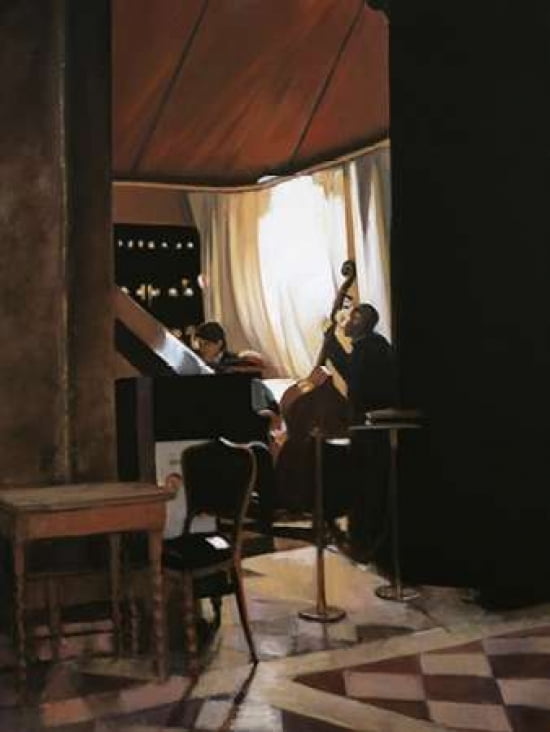 A Little Night Music Florian Venice Canvas Art - Alexandra Gardner (18 x 24)