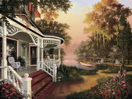A Little Piece Of Heaven Canvas Art - Klaus Strubel (18 x 24)