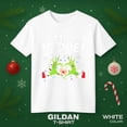 thumbnail image 1 of A Little Who Is Due Christmas Pregnancy Announcement Holiday Retro Unisex T-Shirt, for men & women, up to size 5XL., 1 of 2