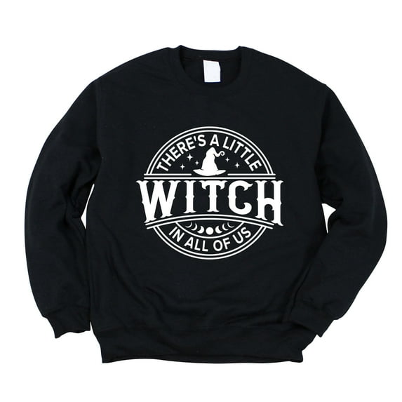 A Little Witch In All Of Us - Womens Graphic Sweatshirt