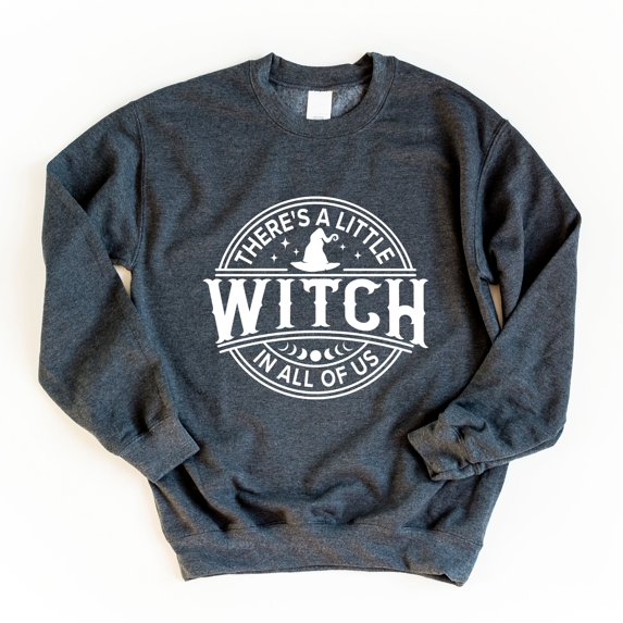 A Little Witch In All Of Us - Womens Graphic Sweatshirt