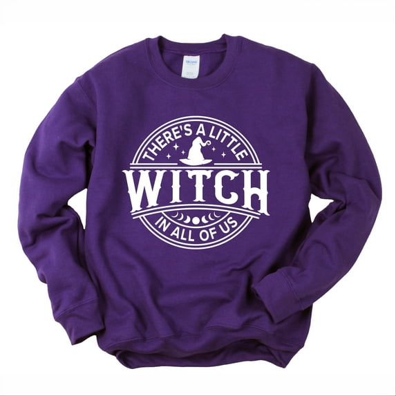 A Little Witch In All Of Us - Womens Graphic Sweatshirt