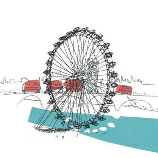 A London Eyeful II Canvas Art - Susie Brooks (24 x 24)