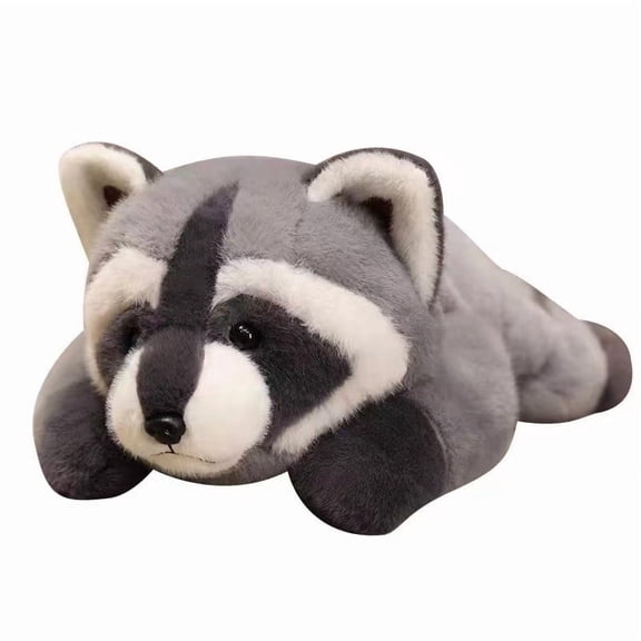 A Long Arm Raccoon Plush Pillow Super Soft Oversized Stuffed Animal Cuddle Buddy For Kids And Adults 1Pc Approx 11.8 Inches Tall Approx 0.86Lb