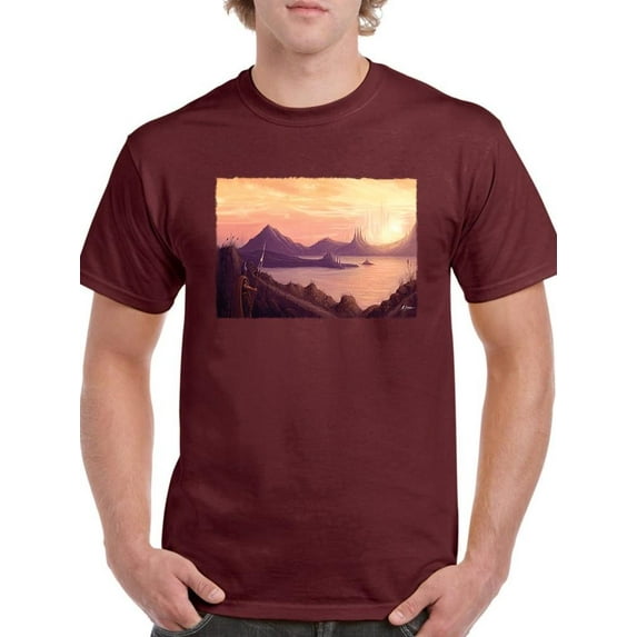 A Long Journey. T-Shirt Men -Anthony Chirstou Designs, Male x-Large