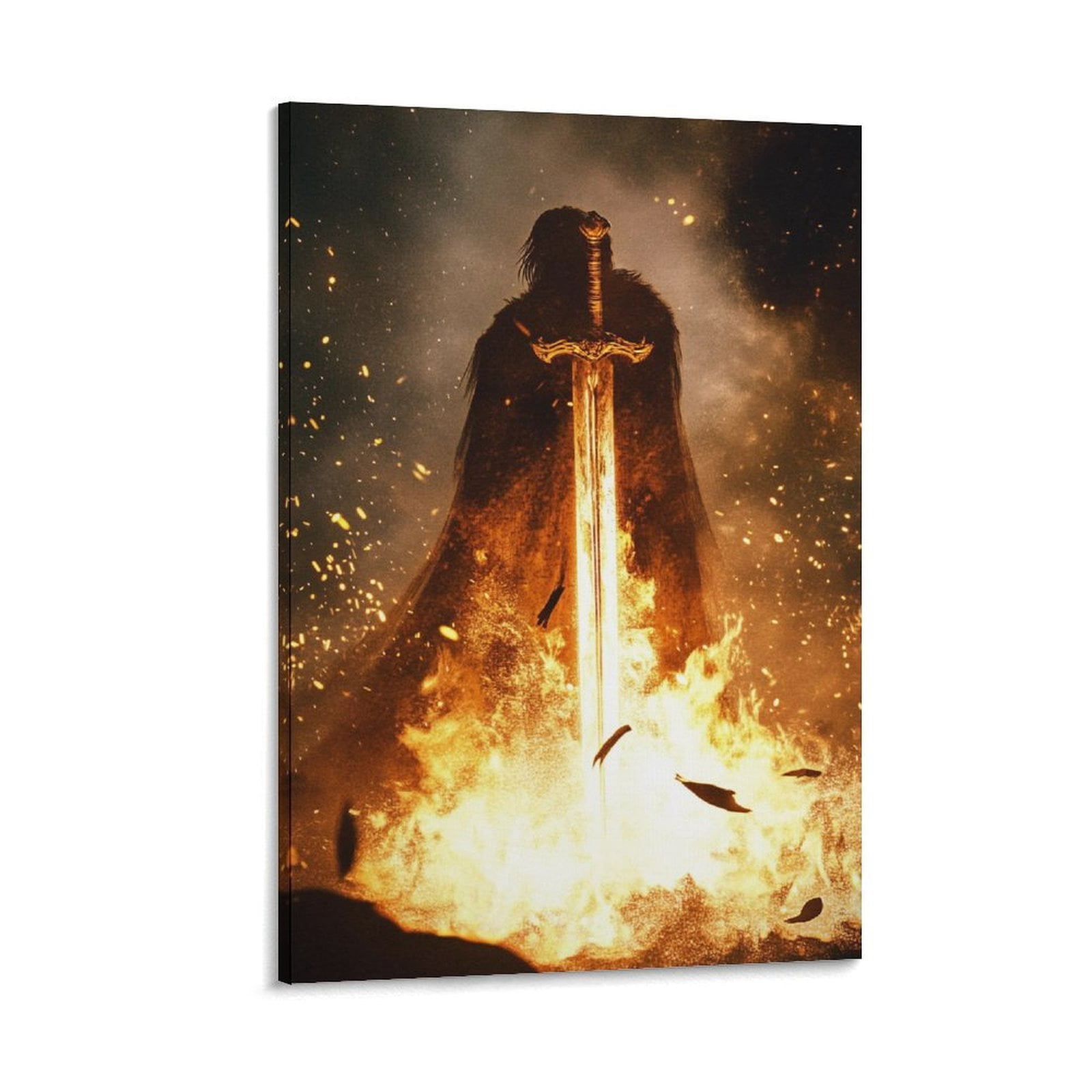 A Long Sword Hanging Painting Poster Decorative Painting Canvas Wall ...