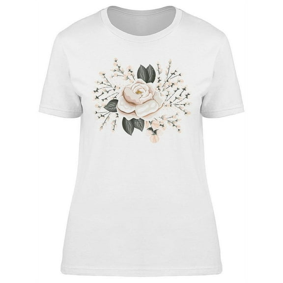 A Lot Of White Roses T-Shirt Women -Image by Shutterstock, Female x-Large