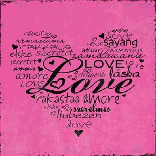 A Love Heart Canvas Art - Anna Quach (24 x 24)