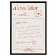 thumbnail image 1 of A Love Letter to Myself Print, Self Love Wall Art, Positive Affirmation Poster, Uplifting Typography Décor, Unframed (12x18 Inch), 1 of 4