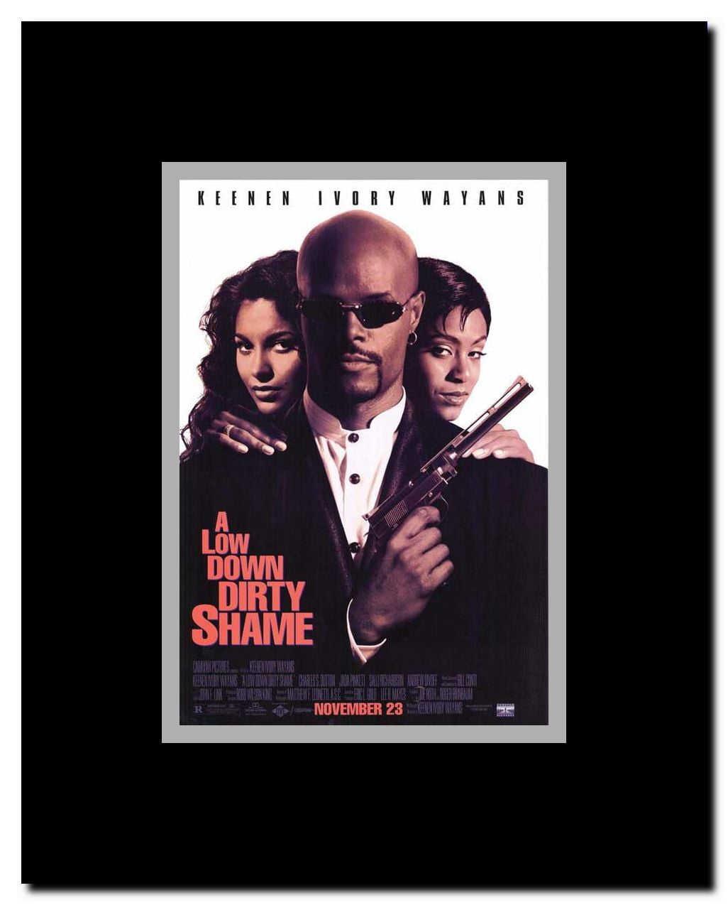 A Low Down Dirty Shame Framed Movie Poster