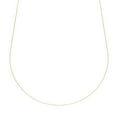 thumbnail image 1 of A&M 18k Gold Plated Sterling Silver 1mm Box Chain Necklace, 16” to 30”, with Spring Clasp, Women's, Unisex, 1 of 3
