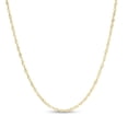 thumbnail image 1 of A&M 18k Yellow Gold Plated Sterling Silver 1.4mm Singapore Chain Necklace, 16” to 24”, Women’s, Unisex, 1 of 3