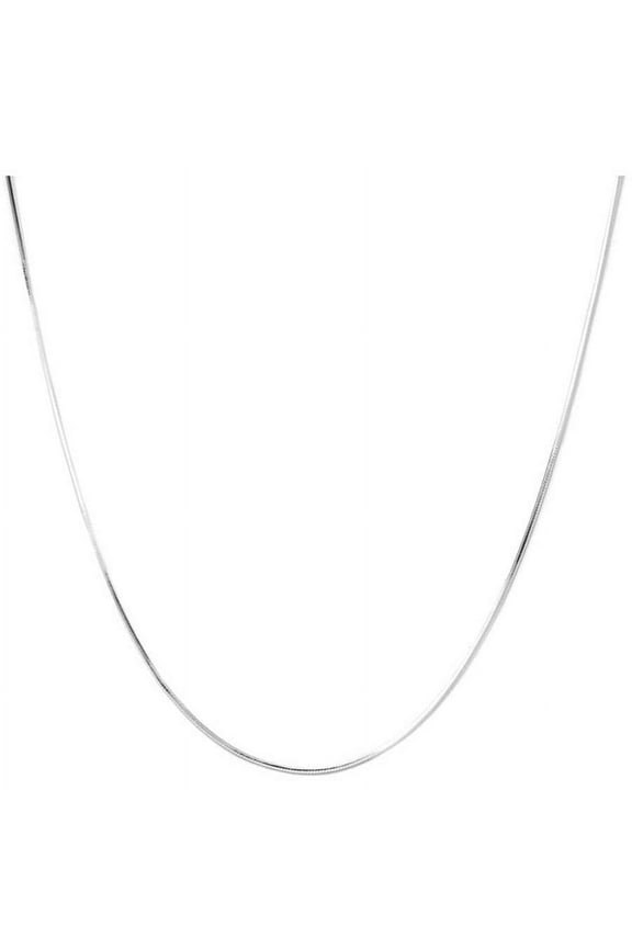 A&M 925 Sterling Silver 1mm Snake Chain Necklace, 16–30 Inch, Lobster Clasp, Adult Unisex
