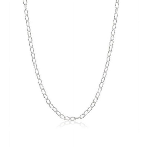 A&M .925 Sterling Silver 3.5mm Philo Chain Necklace, 16” to 24”, Women’s, Unisex