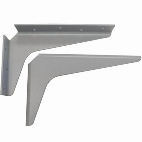 A & M Hardware 18 In. X 18 In. Work Station Brackets - Gray