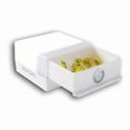 thumbnail image 1 of A&M Judaica & Gifts Shabled Nugget White Body Shabbos Light, 1 of 1
