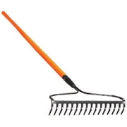 A.M. Leonard Bow Rake with Composite Handle - 16.5 Inches/16 Tines
