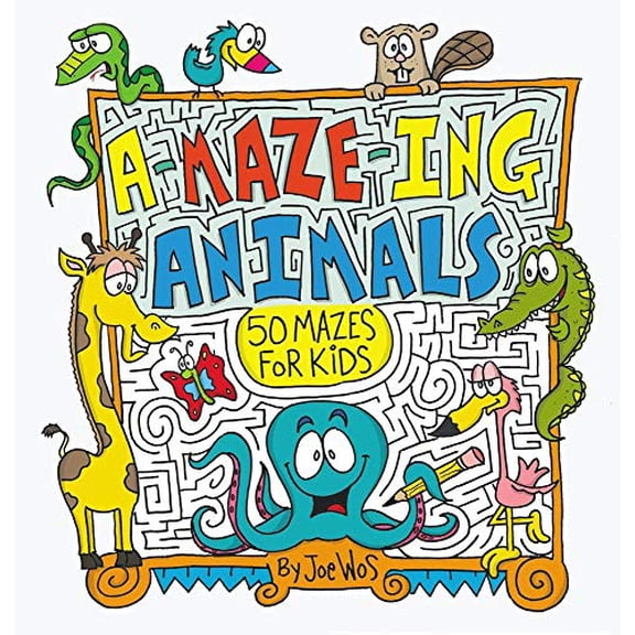 Pre-Owned A-Maze-Ing Animals: 50 Mazes for Kids (Paperback) 1438009941 9781438009940