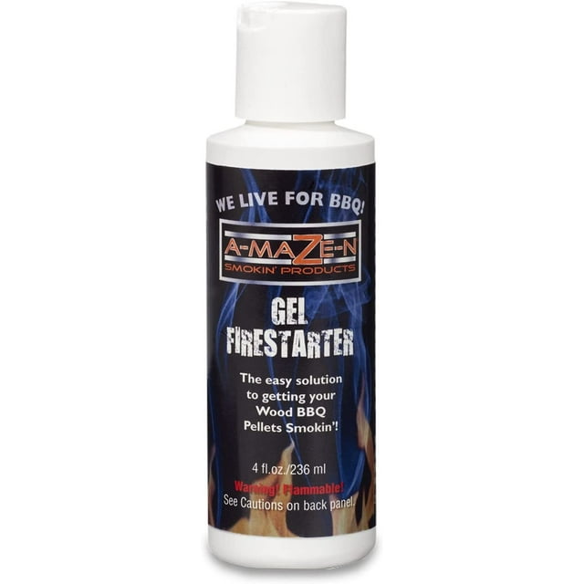 AMAZEN PRODUCTS GELFS4 Gel Fire Starter Ignites BBQ Pellets